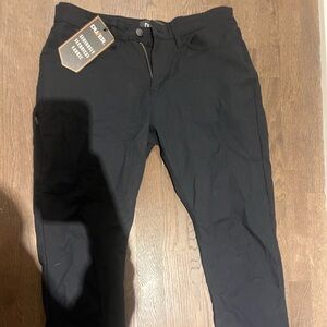 DUER *NWT NuStretch Relaxed Taper Trouser - Black